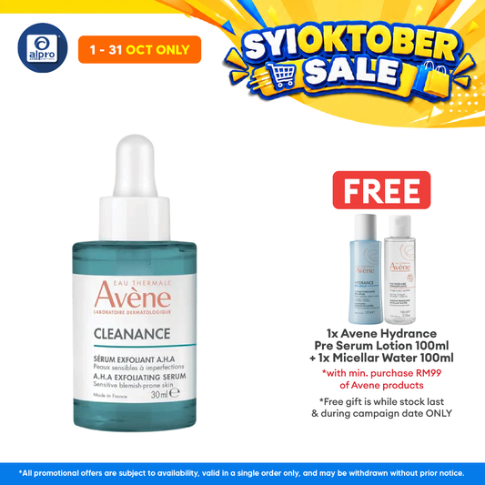 Avène Cleanance A.H.A Exfoliating Serum 30mL | Refine And Smooth Skin Texture