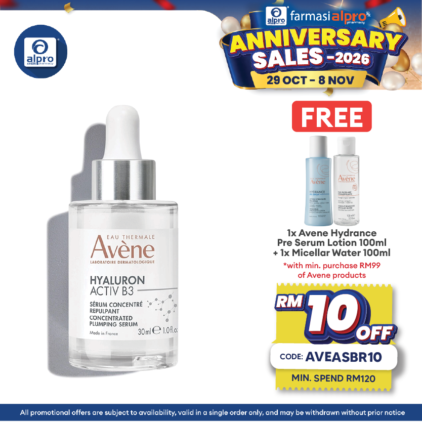 Avène Hyaluron Activ B3 Concentra Plump Serum 30mL | Immediate Tightening Effect