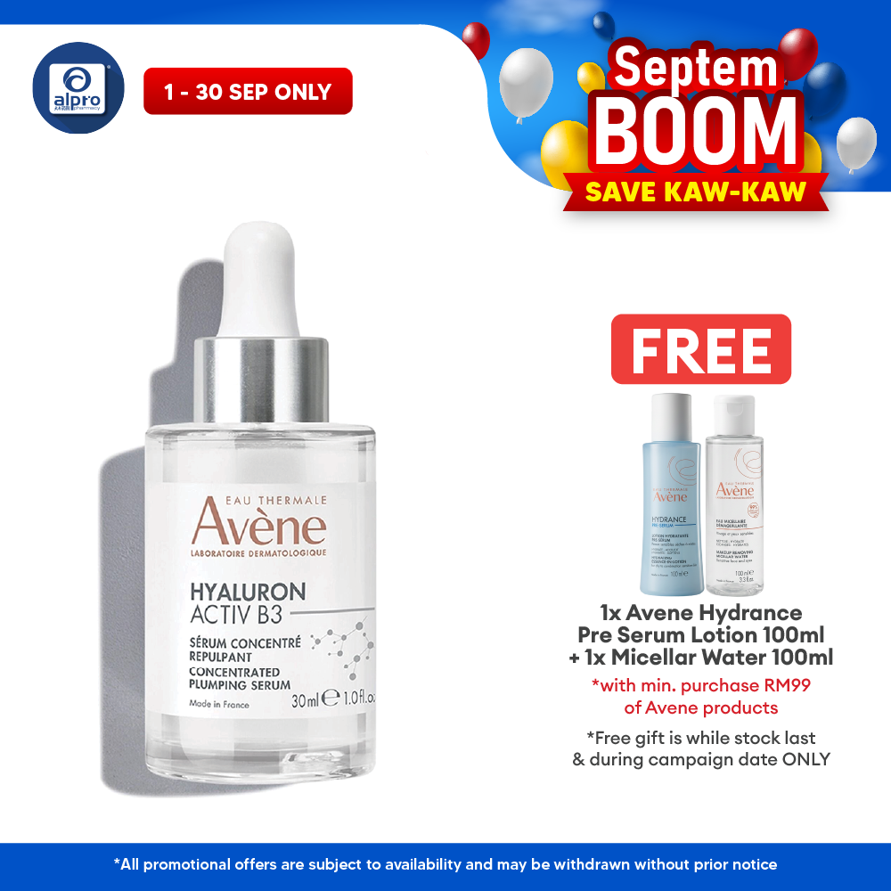 Avène Hyaluron Activ B3 Concentra Plump Serum 30mL | Immediate Tightening Effect Avene