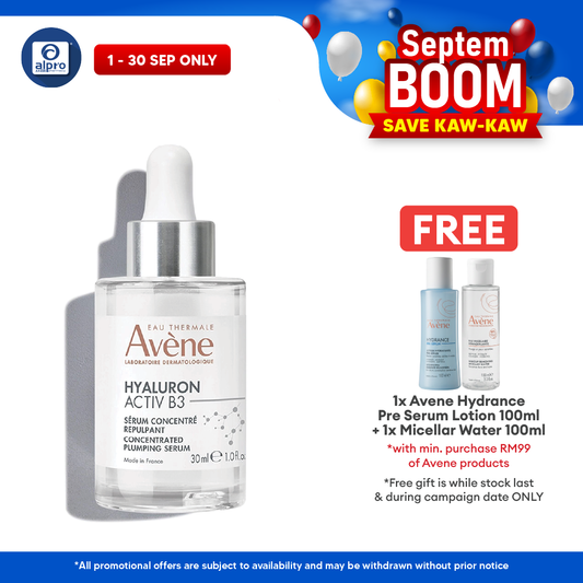 Avène Hyaluron Activ B3 Concentra Plump Serum 30mL | Immediate Tightening Effect Avene