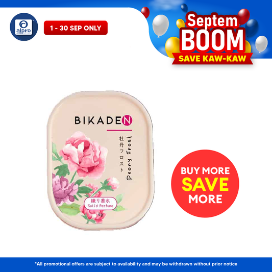 GSO Mini Bikaden Solid Perfume 4g (Peony Frost/Peach Petal/Osmanthus Rose/Cedar Musk) | Luxury Fragrance GSO Miniature