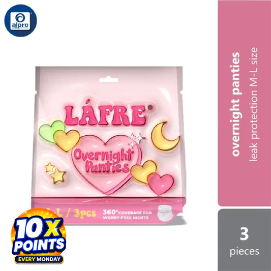 Lafre Overnight Panties M-L 3s | 360° Leak Protection