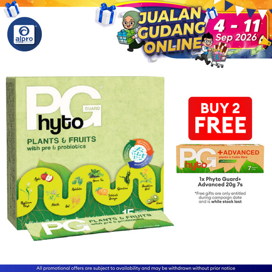 Phyto Guard Plants & Fruits With Pre & Probiotics 15s (New) | Improve Gastro-Intestinal Health Phyto