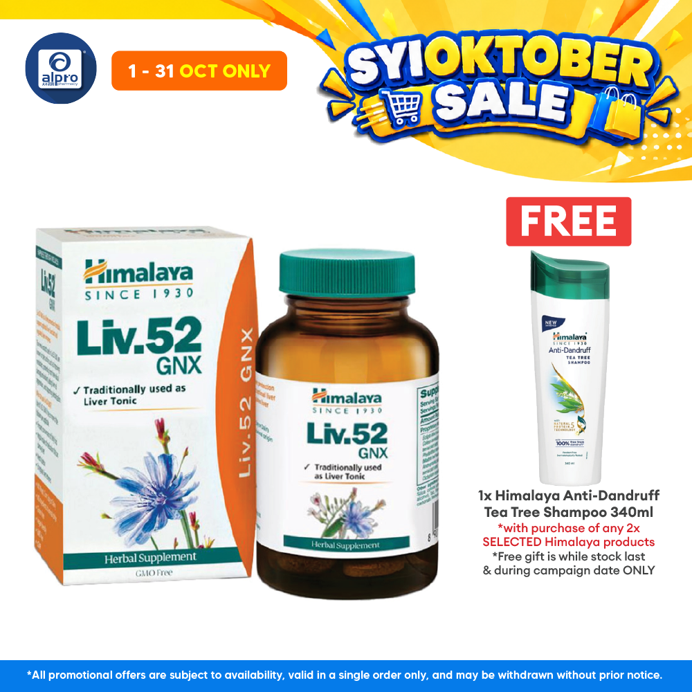 Himalaya LIV.52 GNX Tab 60s | Support Optimal Liver Function