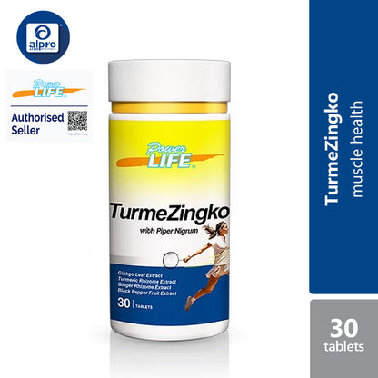 Powerlife Turmezingko with Piper Nigrum 30s | For Muscular Health Powerlife