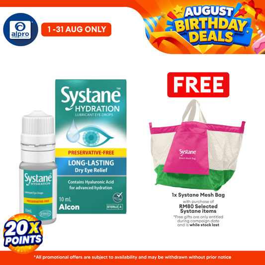 Systane Hydration MDPF 10ml | Long-Lasting Dry Eye Relief Systane