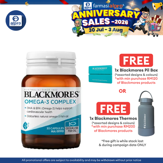 Blackmores Omega 3 Complex 30s | High-Quality Blackmores
