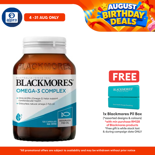 Blackmores Omega-3 Complex 500mg 120s | Helps Support Heart Health Blackmores