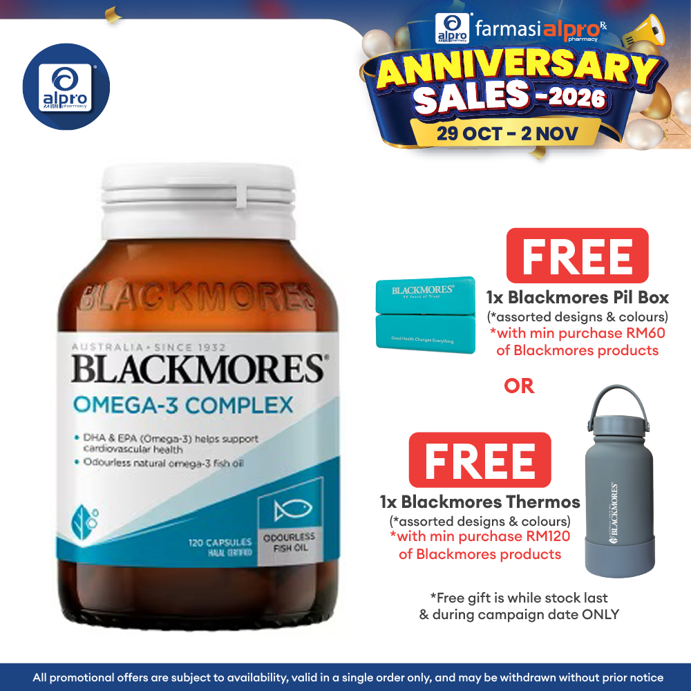 Blackmores Omega-3 Complex 500mg 120s | Helps Support Heart Health