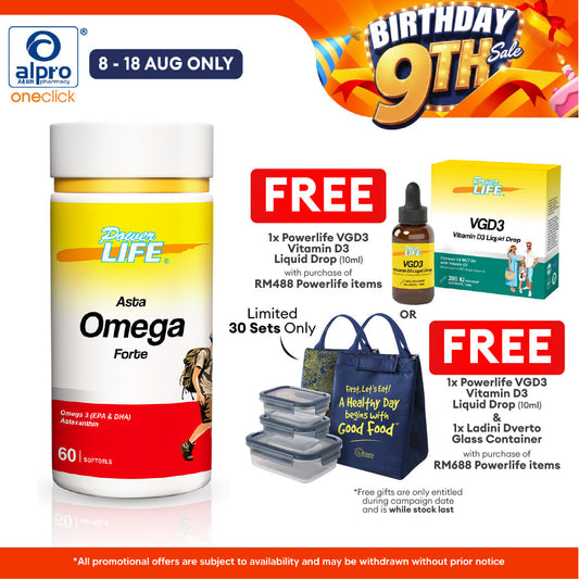 Powerlife Asta Omega Forte 60s | General Health Powerlife