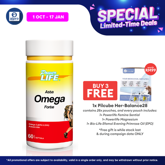 Powerlife Asta Omega Forte 60s | General Health