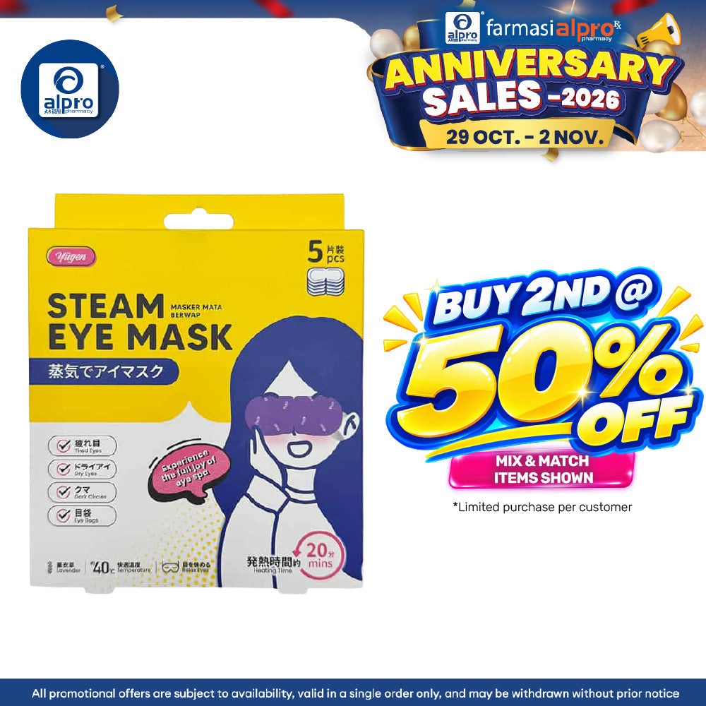 Yugen Steam Eye Mask 5s | Relieve Dry Eyes