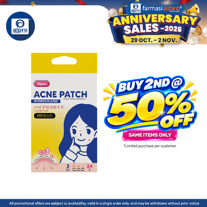Yugen Hydrocolloid Acne Patch 24s | Promotes Healing and Protect Skin