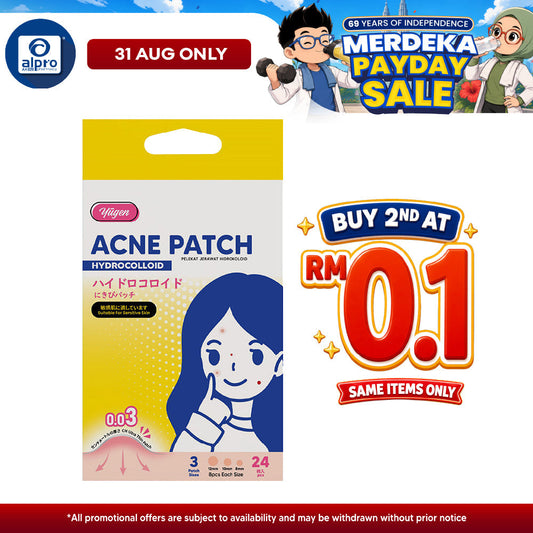 Yugen Hydrocolloid Acne Patch 24s | Promotes Healing and Protect Skin Yugen
