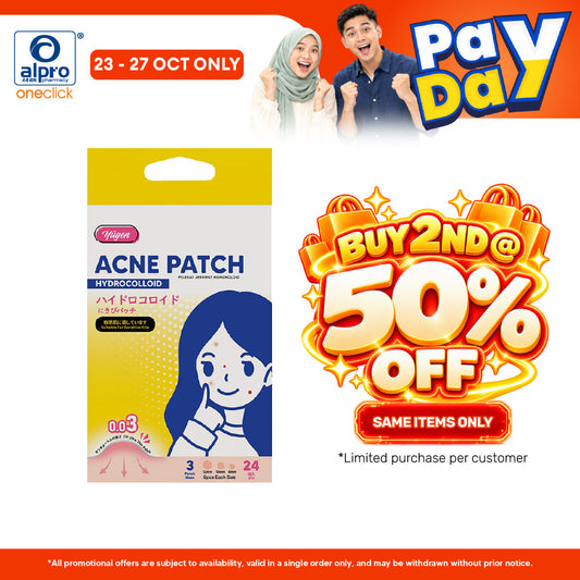 Yugen Hydrocolloid Acne Patch 24s | Promotes Healing and Protect Skin