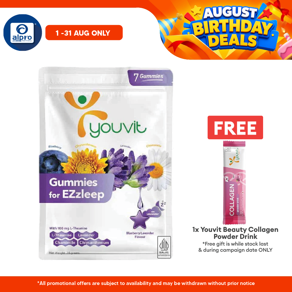 Youvit Adult Gummies for EZzleep 7s | Relax and Unwind Better Sleep Youvit