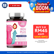 Chew Chew Iron Plus Gummies 60s | Gentle Iron Support for Daily