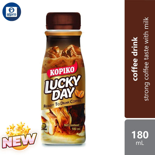 Kopiko Lucky Day 180mL | Strong Coffee Taste with Milk Kopiko
