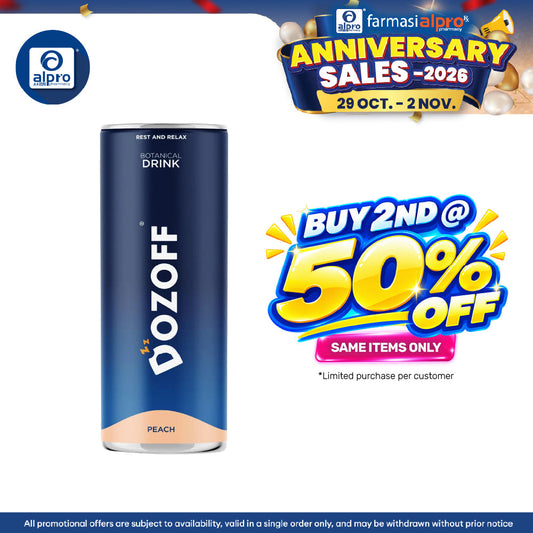 Dozoff Original 240ml 1s (New Packaging) Sleep Aid Beverage | Relieve Stress, Relax and Sleep Peacefully