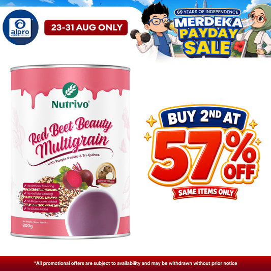 Nutrivo Red Beet Beauty Multigrain 800g | Glowing Skin and Beauty Nutrivo
