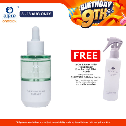 Off & Relax Purifying Scalp Essence 50ml | Balances Sebum Levels Off & Relax