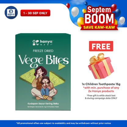 Hanya Freeze-Dried Vege Bites (3g X 15s) Hanya
