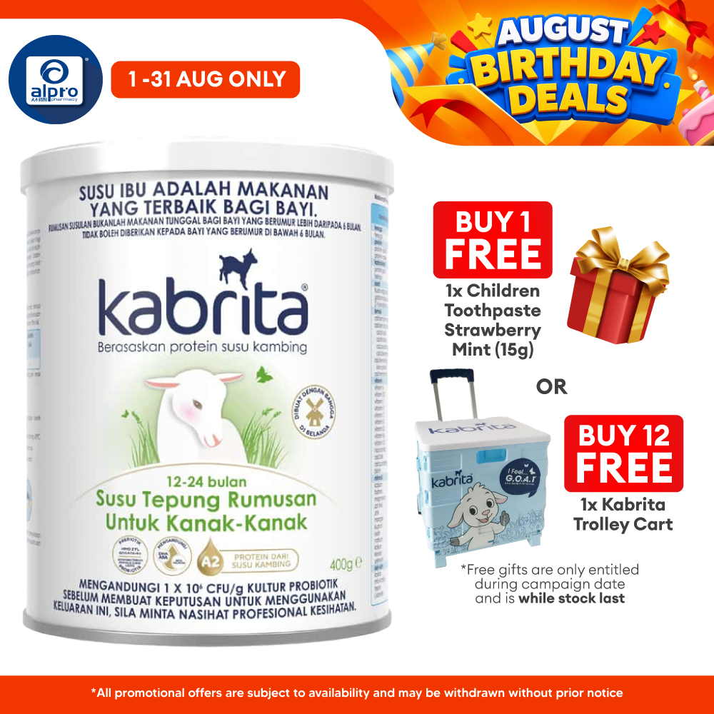 Kabrita Goat's Milk Children Formula (12-24 Months) 400g | Goat’s Milk Protein Based Formula Kabrita