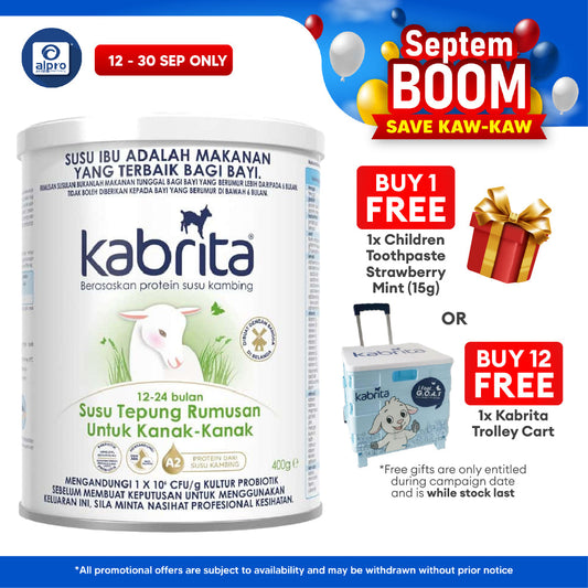 Kabrita Goat's Milk Children Formula (12-24 Months) 400g | Goat’s Milk Protein Based Formula