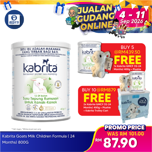 Kabrita Goat's Milk Children Formula (12-24 Months) 400g | Goat’s Milk Protein Based Formula Kabrita