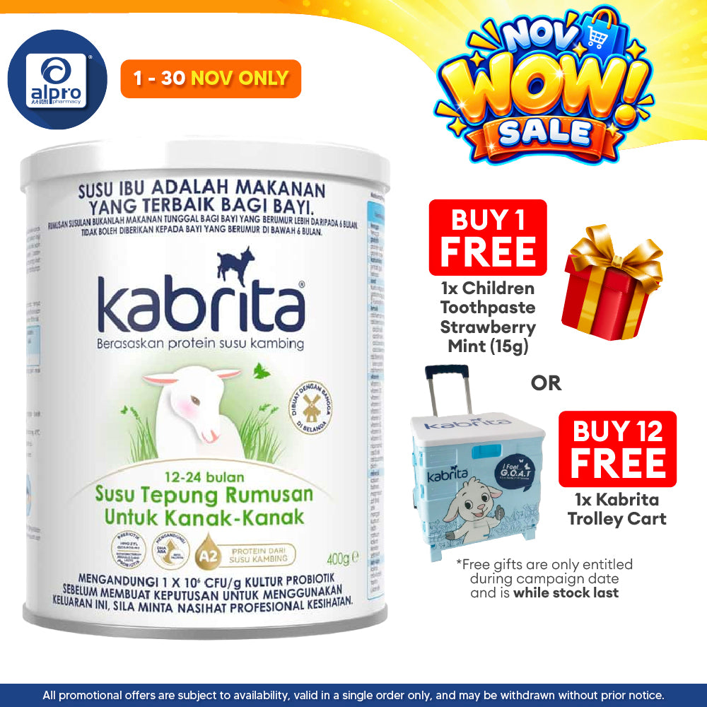 Kabrita Goat's Milk Children Formula (12-24 Months) 400g | Goat’s Milk Protein Based Formula