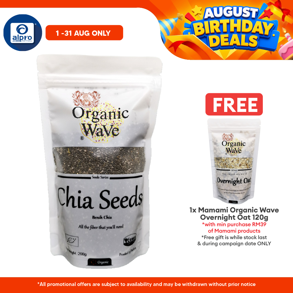 Mamami Organic Wave Chia Seed 200g Mamami