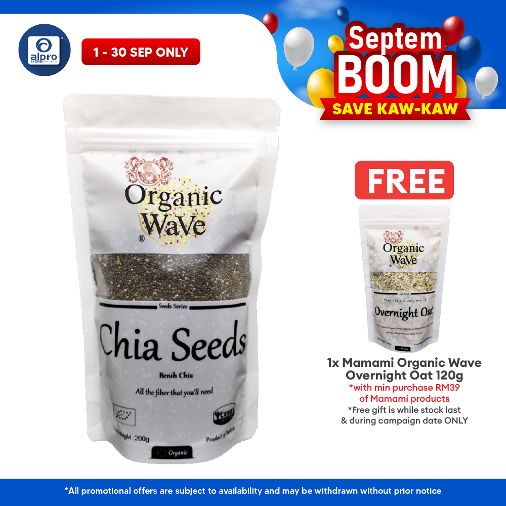 Mamami Organic Wave Chia Seed 200g Mamami