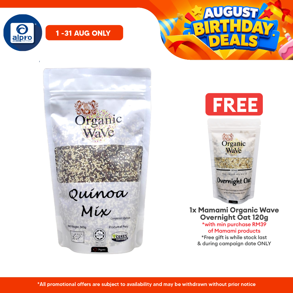 Mamami Organic Wave Quinoa Mix 500g | Help to Lower Sugar Levels Mamami