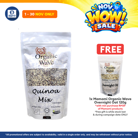 Mamami Organic Wave Quinoa Mix 500g | Help to Lower Sugar Levels