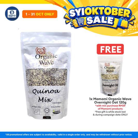 Mamami Organic Wave Quinoa Mix 500g | Help to Lower Sugar Levels