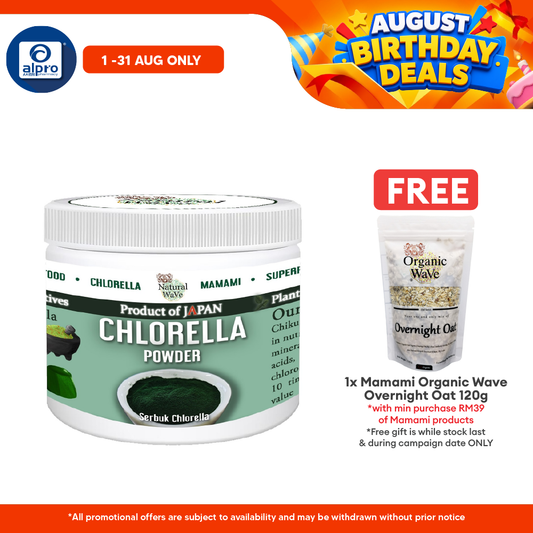 Mamami Natural Wave Chlorella 100g | Natural Superfood Mamami