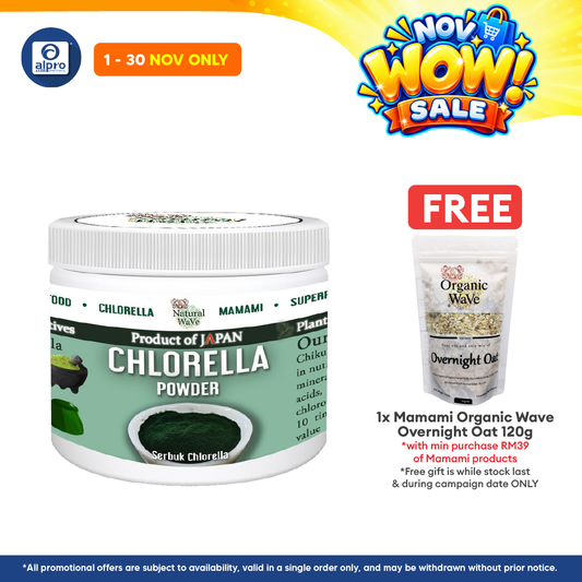 Mamami Natural Wave Chlorella 100g | Natural Superfood