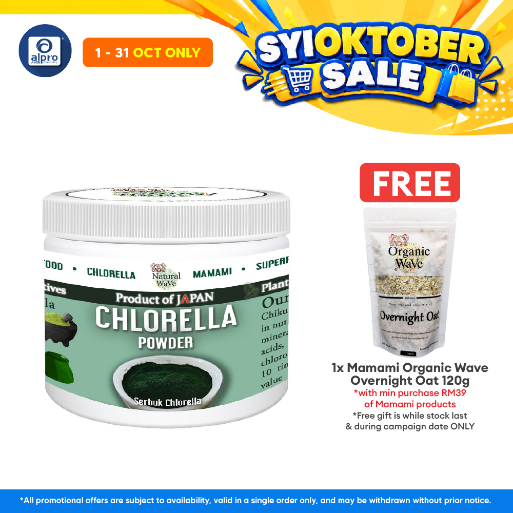 Mamami Natural Wave Chlorella 100g | Natural Superfood