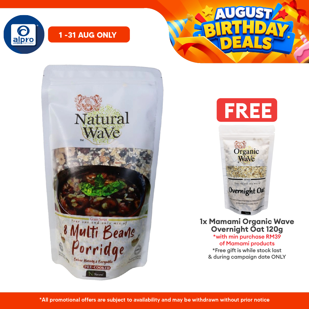 Mamami Natural Wave 8 Multi Beans Porridge 400g | Perfect Balance of Tastes Mamami