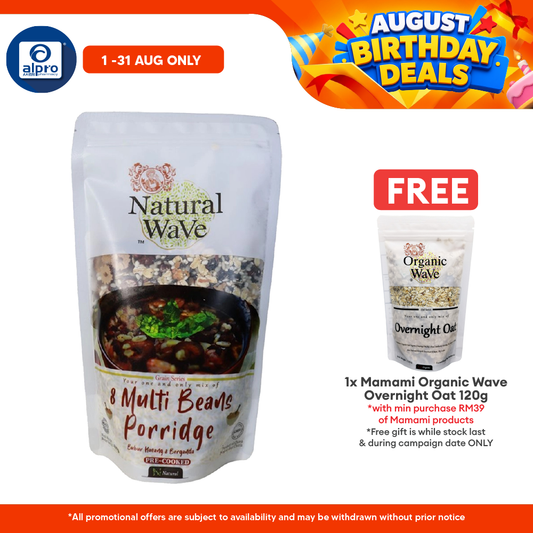 Mamami Natural Wave 8 Multi Beans Porridge 400g | Perfect Balance of Tastes Mamami