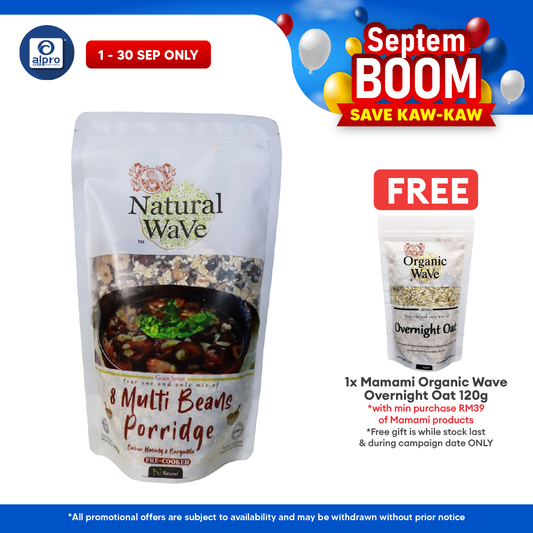 Mamami Natural Wave 8 Multi Beans Porridge 400g | Perfect Balance of Tastes Mamami