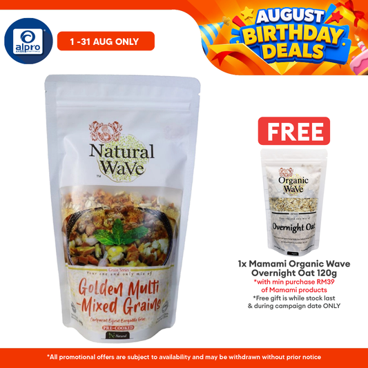 Mamami Natural Wave Golden Multi-Mixed Grains 400g | Nutrient-Rich Grains Blend Mamami