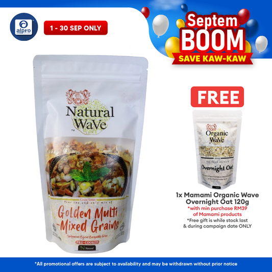 Mamami Natural Wave Golden Multi-Mixed Grains 400g | Nutrient-Rich Grains Blend Mamami