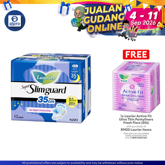 Laurier Super Slim Guard 35cm 12s | Ultra Absorbent Laurier