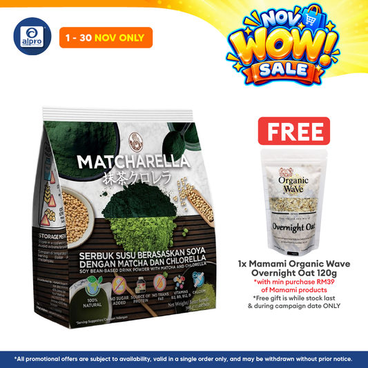 Mamami Matcharella 30g ×10s | Benefits of Two Superfood in One