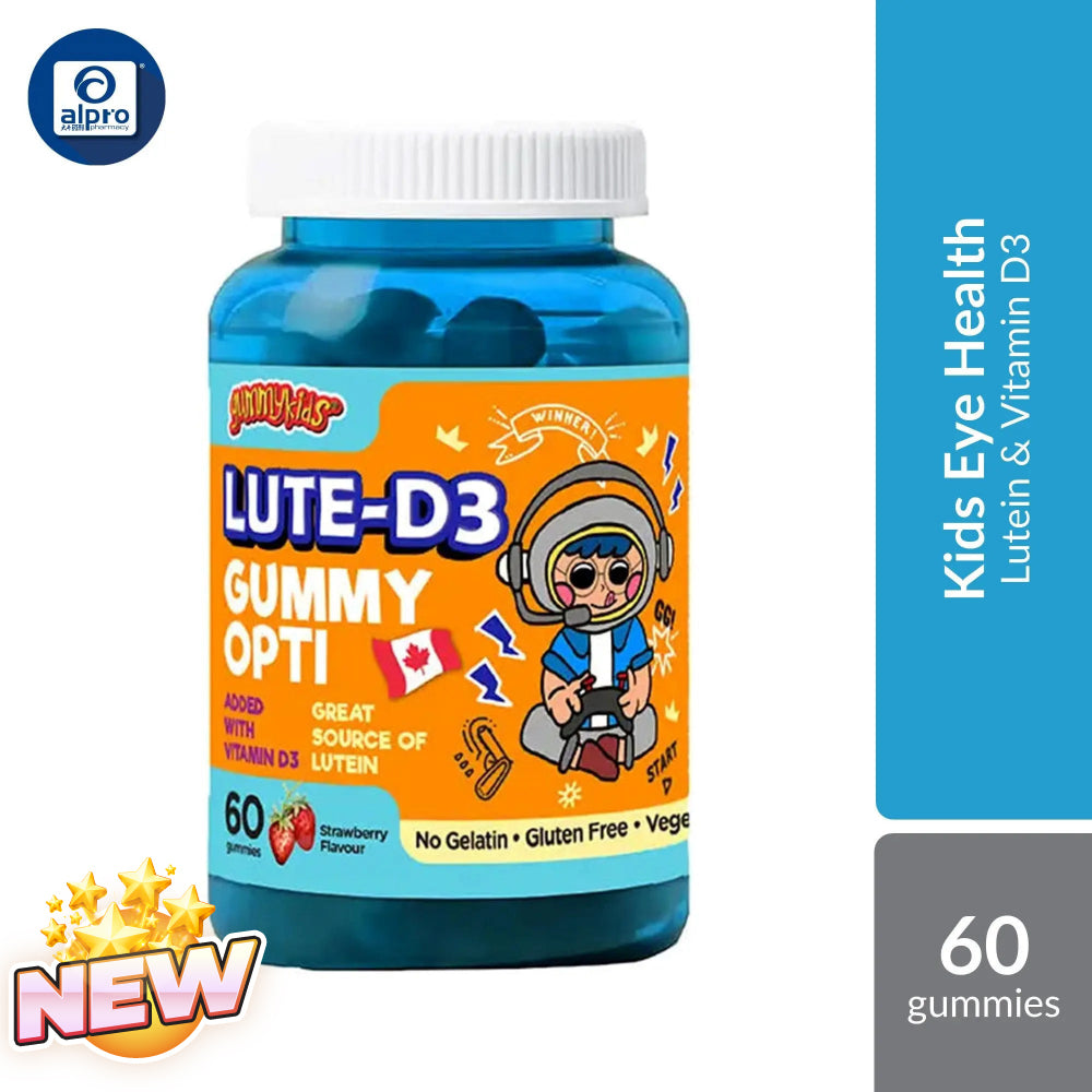 Gummykids Lute-D3 Gummy Opti 60s | Eye Health Support Gummykids