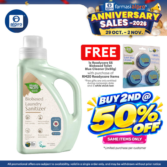 ReadyCare Signature Selection Biobased Laundry Sanitizer 1L | Lavender Essential Oil Scented