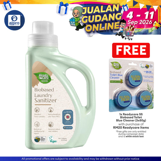 ReadyCare Signature Selection Biobased Laundry Sanitizer 1L | Lavender Essential Oil Scented ReadyCare