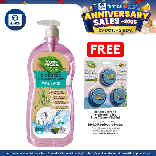 ReadyCare Signature Selection Biobased Dishwashing Eucalyptus 1L