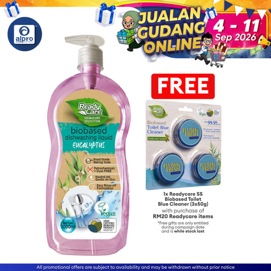 [Group Buy Delivery Starts: 29/9/2026] ReadyCare Signature Selection Biobased Dishwashing Eucalyptus 1L Group Buy